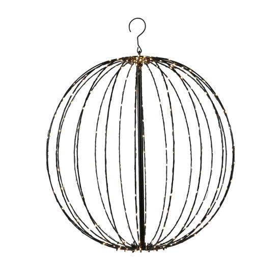 Metal kugle sort, 320 LED lys Ø50 cm, 230V ❤ Stort online udvalg i Nordic Winter ❤ Billig fragt og hurtig levering 2 - 5 hverdage ❤ Varenummer: BGH-43821855244540 / Ean: &