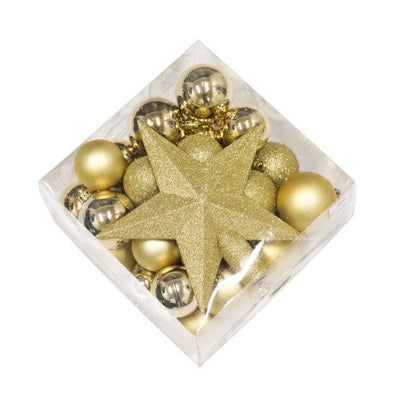 Julekugle sæt med stjerne guld 50 dele ❤ Stort online udvalg i Nordic Winter ❤ Billig fragt og hurtig levering 2 - 5 hverdage ❤ Varenummer: BGH-43821854916860 / Ean: '5705858711850 på lager - Udsalg på Alle produkter Spar op til 53% - Over 454 kendte mærker på udsalg