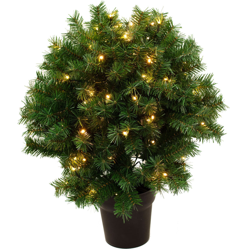 Kunstigt Juletræ kugleformet i potte, H70 cm, 120 LED lys. 230 volt ❤ Kæmpe udvalg i Nordic Winter ❤ Billig fragt og hurtig levering 2 - 5 hverdage - Varenummer: BGH-49117547725130 / Ean: &