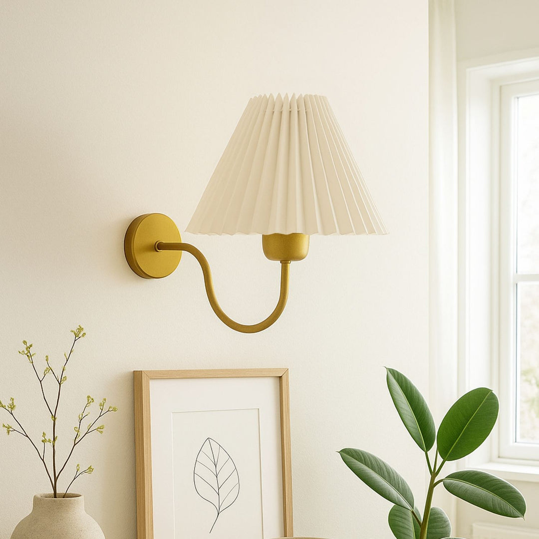 LUMI 242083 væglampe creme PVC og metal