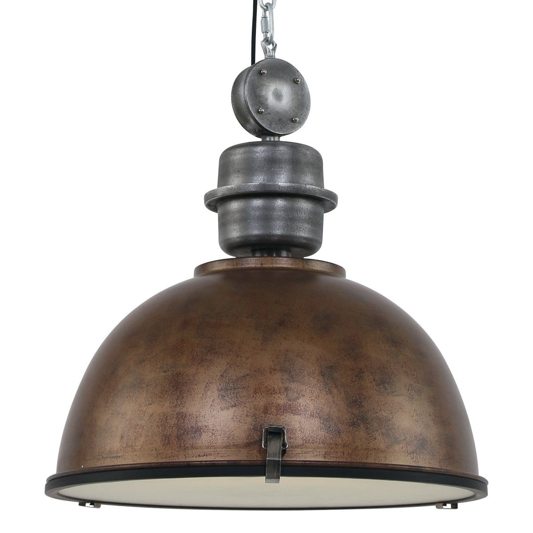 Produktbillede af Bikkel loftlampe ø 52 cm to forskellige finish Metal brun på tilbud i høj kvalitet
