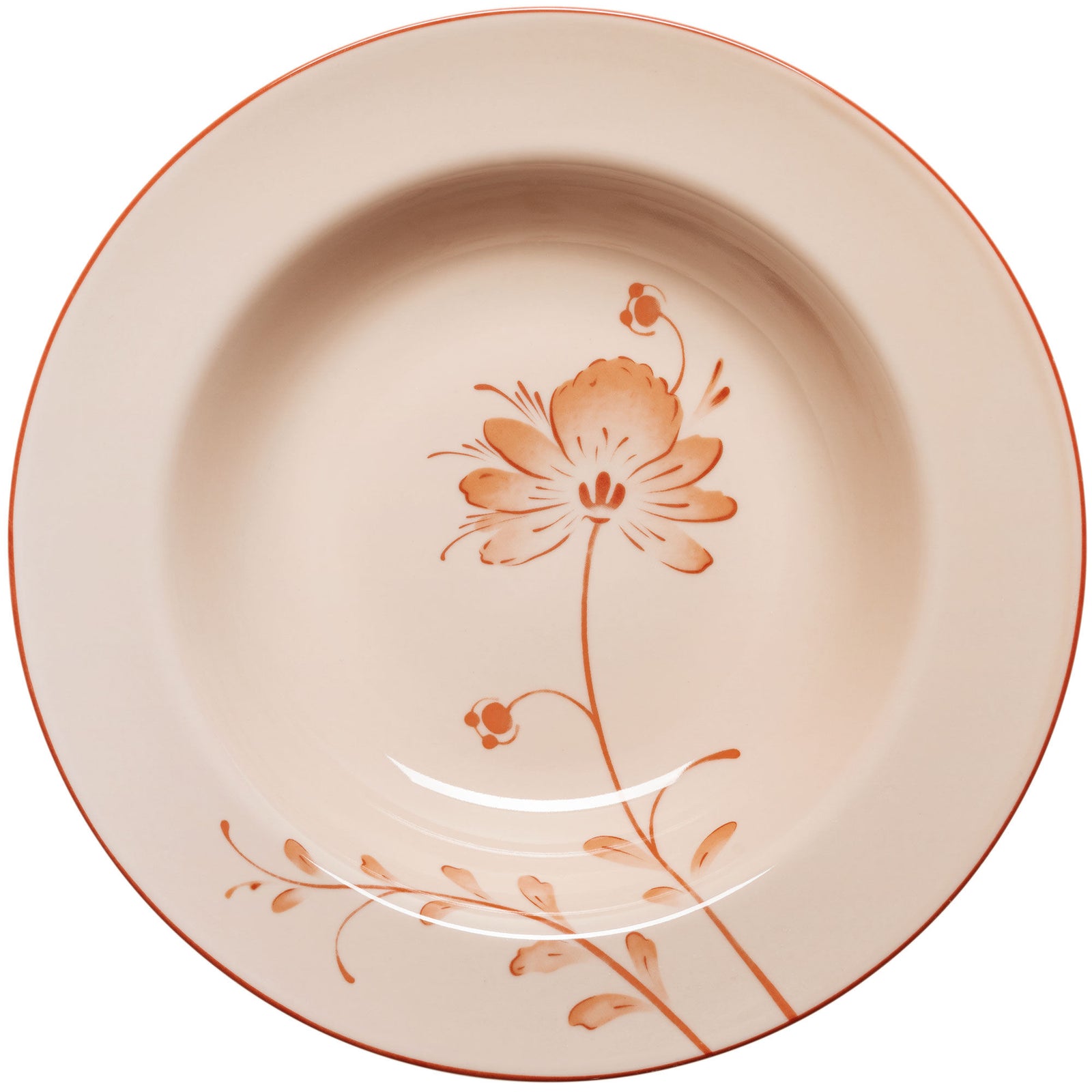 Rörstrand Rörstrand Fågel Jubilee djuptallrik 24 cm, karamell ❤ billede i brug (Dyb tallerken)