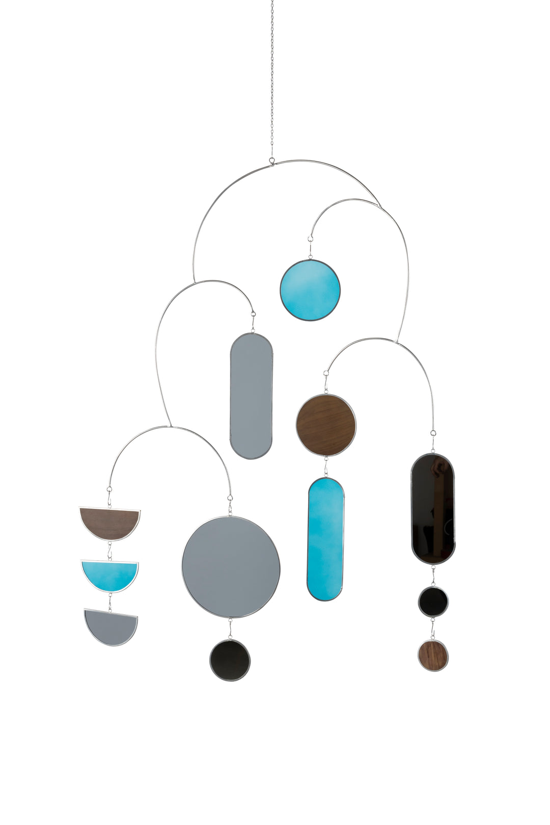 ZUIVER Suncatcher Sparkle uro multifarvet glas jern og træ