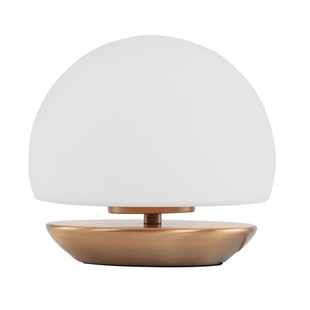 Produktbillede af Koba- bordlampe i glas med tre forskellige understel Glas og bronze på tilbud i høj kvalitet