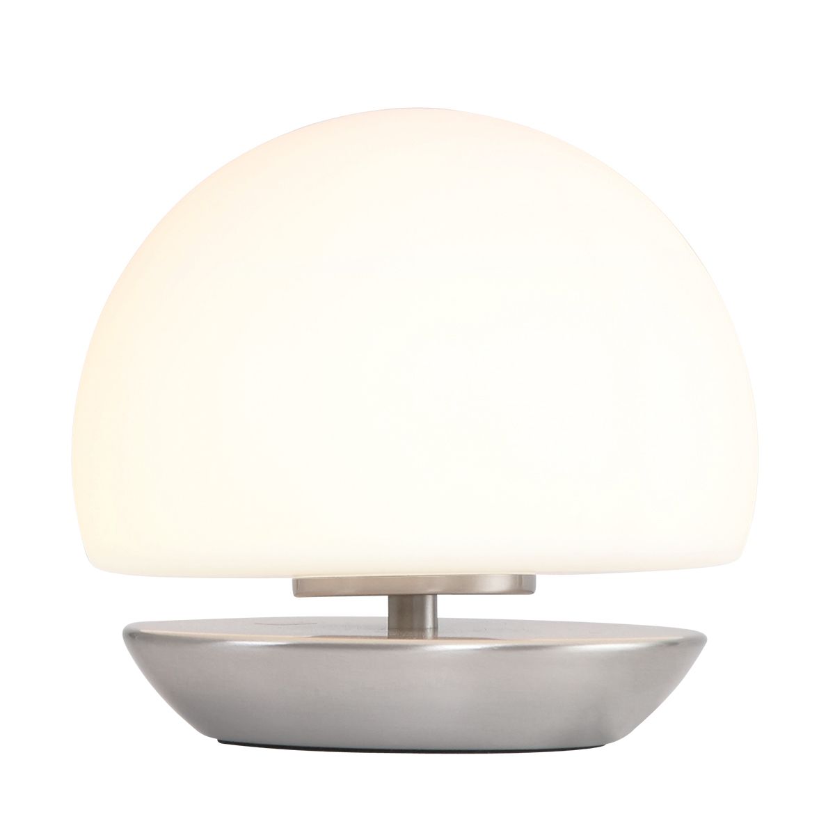 Produktbillede af Koba- bordlampe i glas med tre forskellige understel Glas og stål på tilbud i høj kvalitet