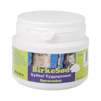 Produktbillede af ND Tyggegummi Birkesød m. Spearmint 70 stk. på tilbud