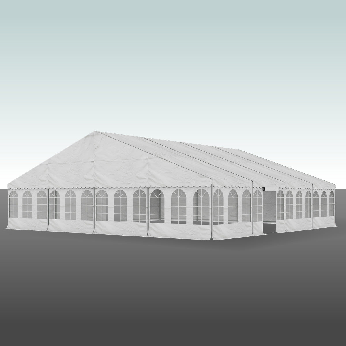 Produktbillede af Partytelt Komplet 12 x 12 mtr. HVID på tilbud