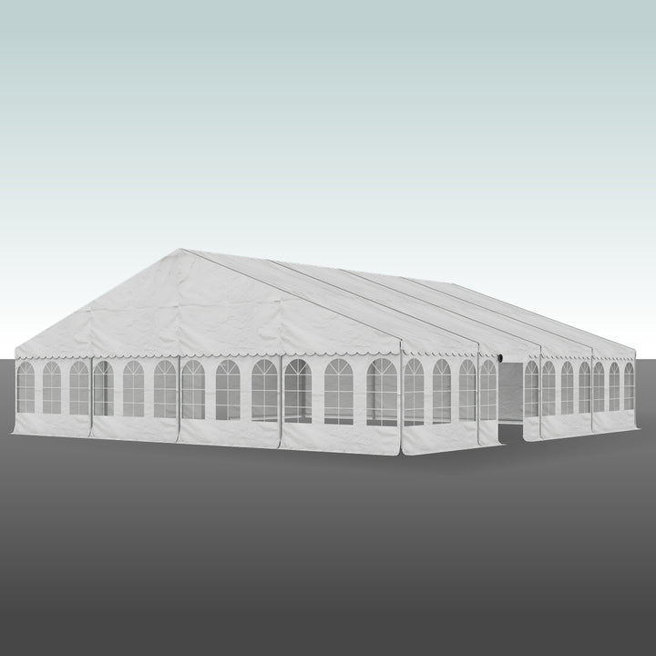 Produktbillede af Partytelt Komplet 12 x 12 mtr. HVID på tilbud