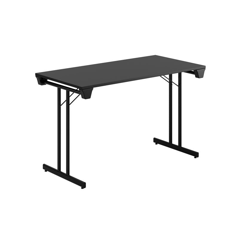 Produktbillede af Dinner Style 120x60cm Sammenklappeligt bord Sort sort på tilbud