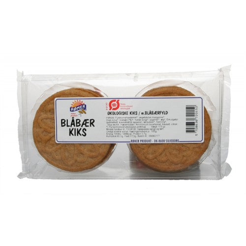 Produktbillede af Rømer Kiks m. Blåbærfyld Ø 175 g. på tilbud