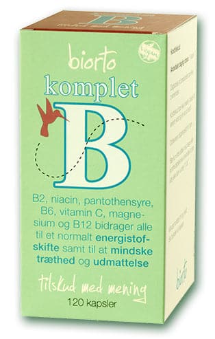 Se Biorto Komplet B 120 kaps. DATOVARE 04/2024 ❤ Kæmpe udvalg i Blandet ❤ Hurtig levering: 1 - 2 Hverdage samt billig fragt - Varenummer: HG-18923-1 og barcode / Ean: '5703802001651 på lager - Udsalg på Sundhed Spar op til 52% - Over 454 kendte brands på udsalg