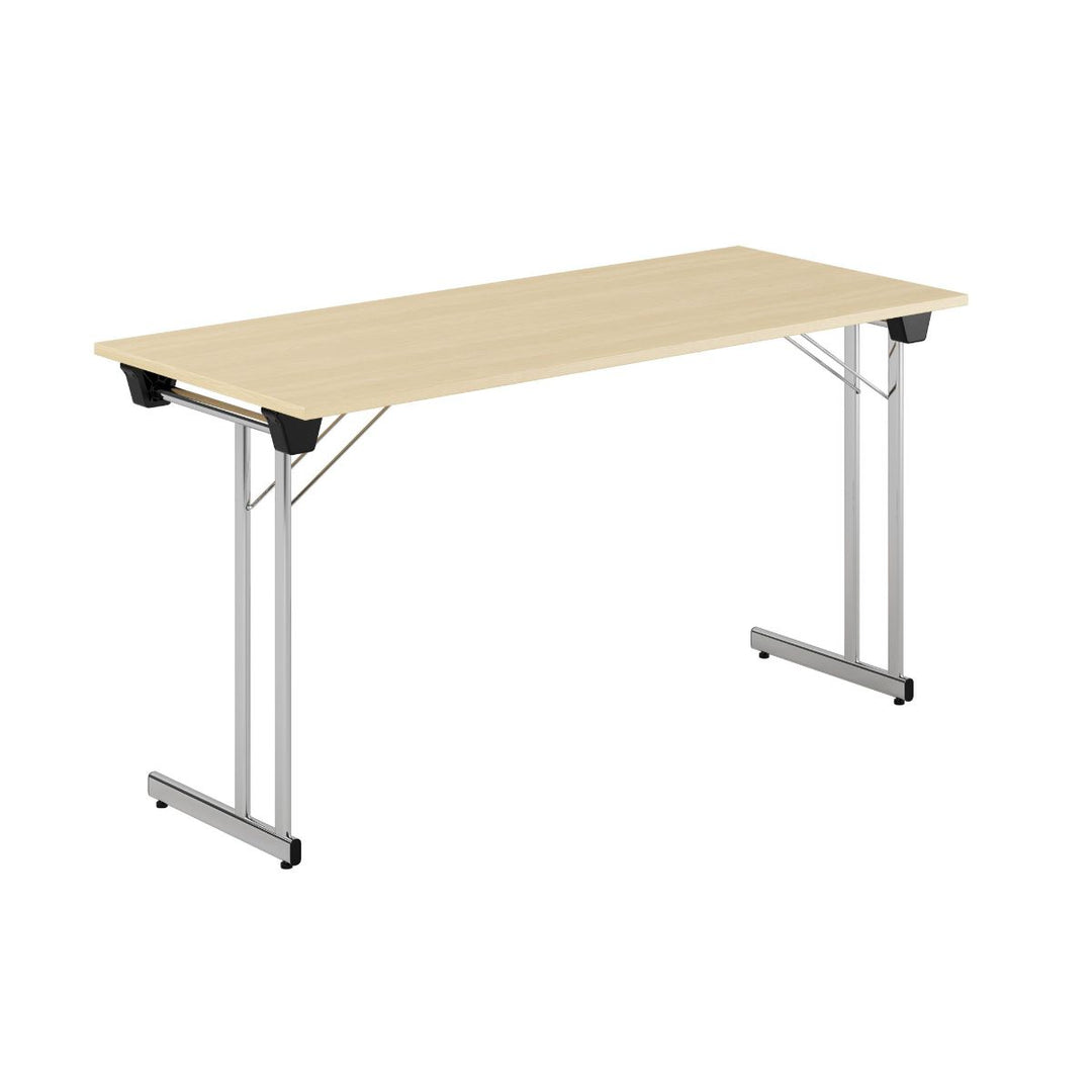 Produktbillede af Kongress Style 140x60cm Sammenklappeligt bord Birk-krom på tilbud