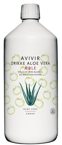 Produktbillede af Avivir Aloe Vera Drik m. æble 1 L på tilbud