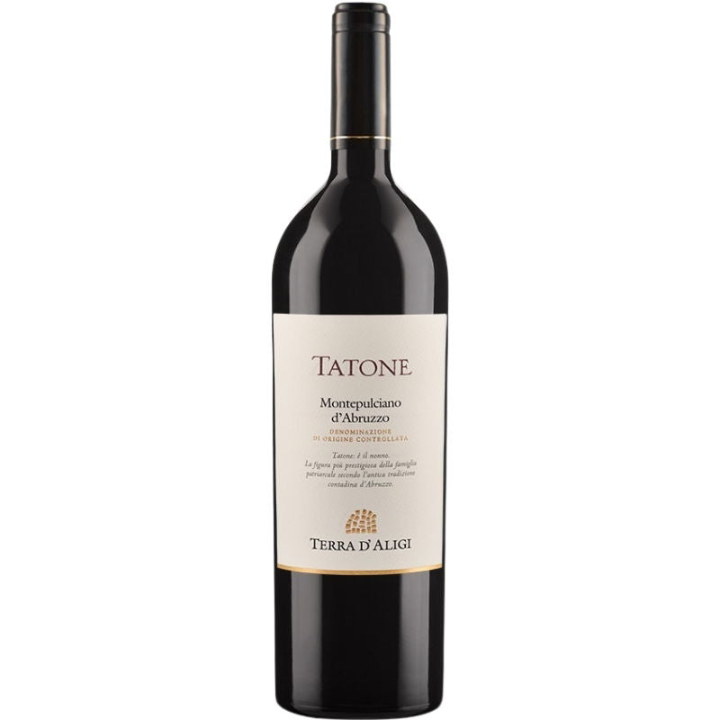 Produktbillede af Tatone Montepulciano d Abruzzo Doc 2019 0,75 L Terra d Aligi på tilbud – premium kvalitet og detaljer