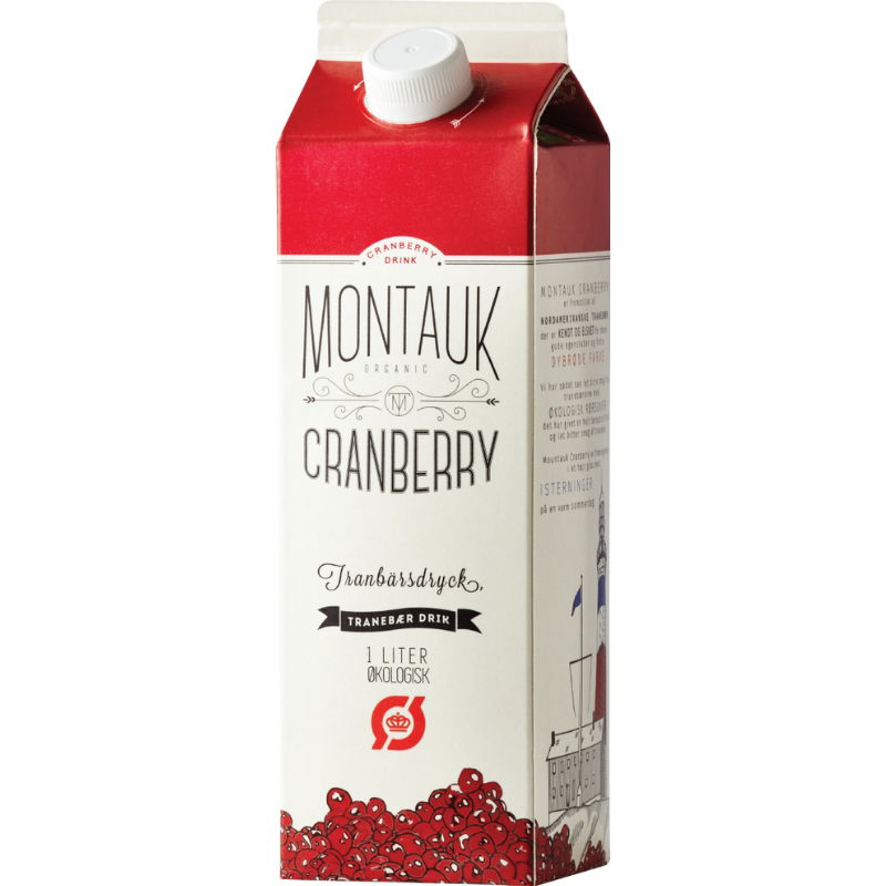 Produktbillede af Montauk Cranberry / Tranebærdrik 1l Øko på tilbud i premium kvalitet
