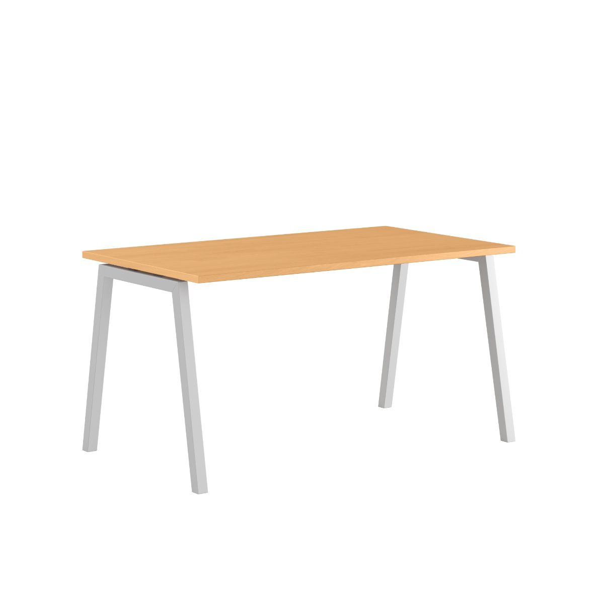 Produktbillede af Luna A Bord 140x80cm Bøg-hvid på tilbud