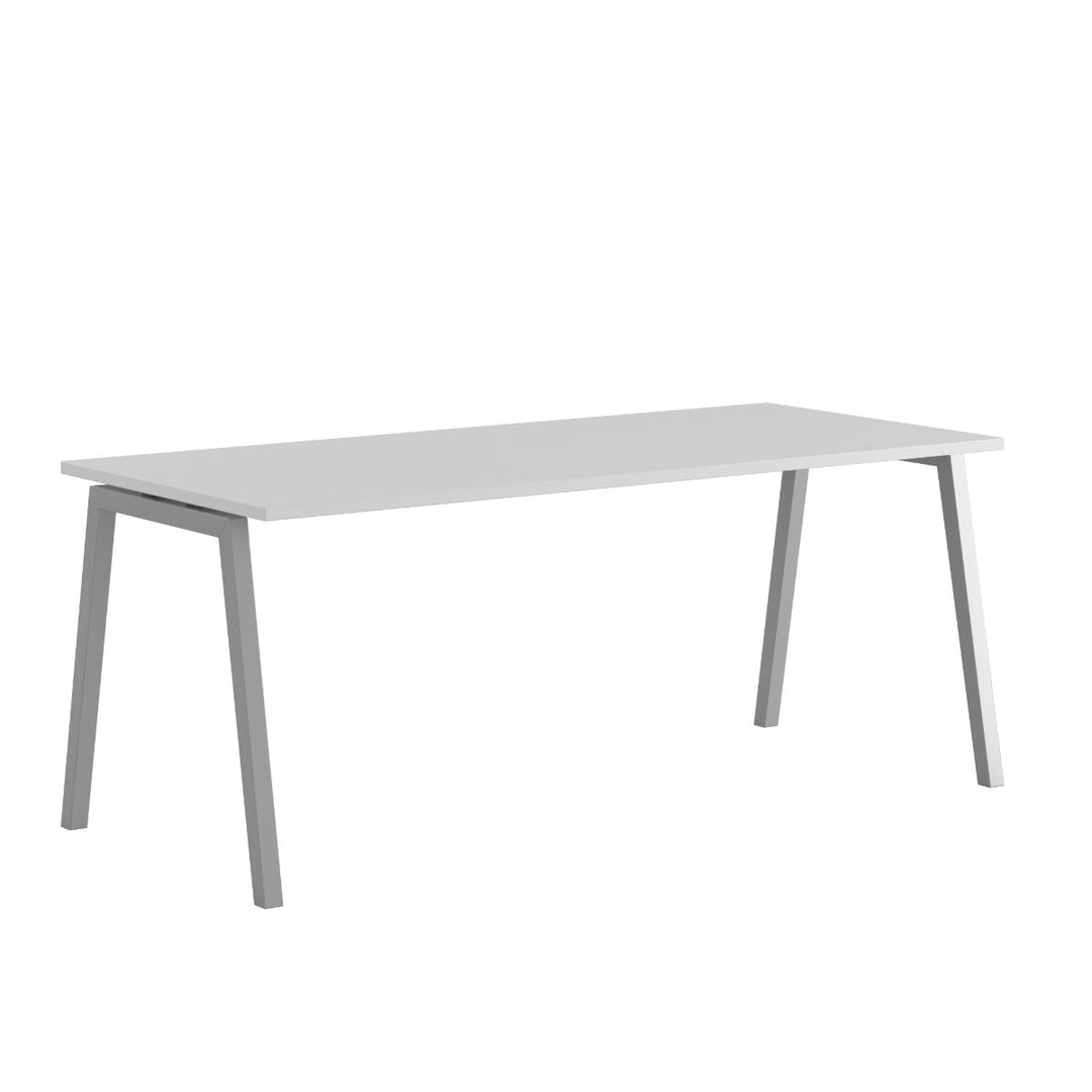 Produktbillede af Luna A Bord 180x80cm Hvid-grå på tilbud