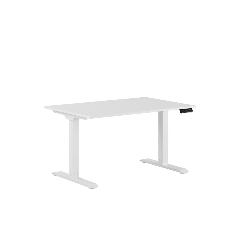 Produktbillede af Premium Hæve/Sænkebord m/2 motorer 120x80cm Hvid-hvid på tilbud