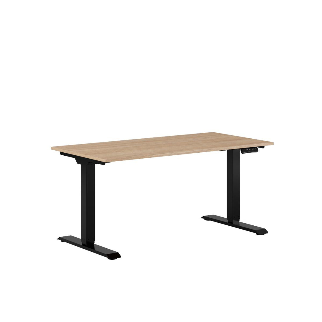 Produktbillede af Premium Hæve/Sænkebord m/2 motorer 140x70cm Urban-sort på tilbud