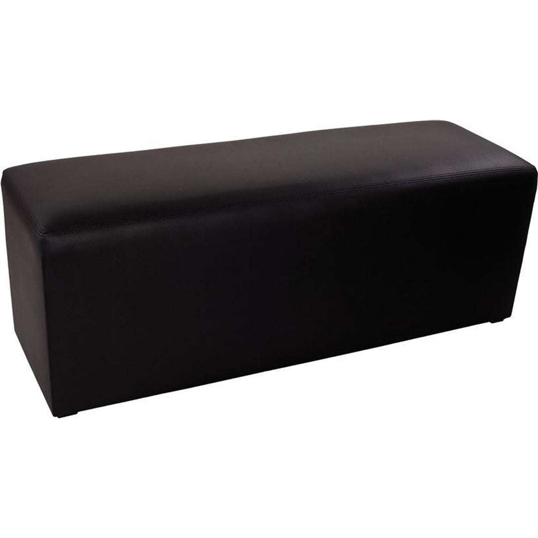 Produktbillede af PUF bænk sort 120x38x45cm på tilbud