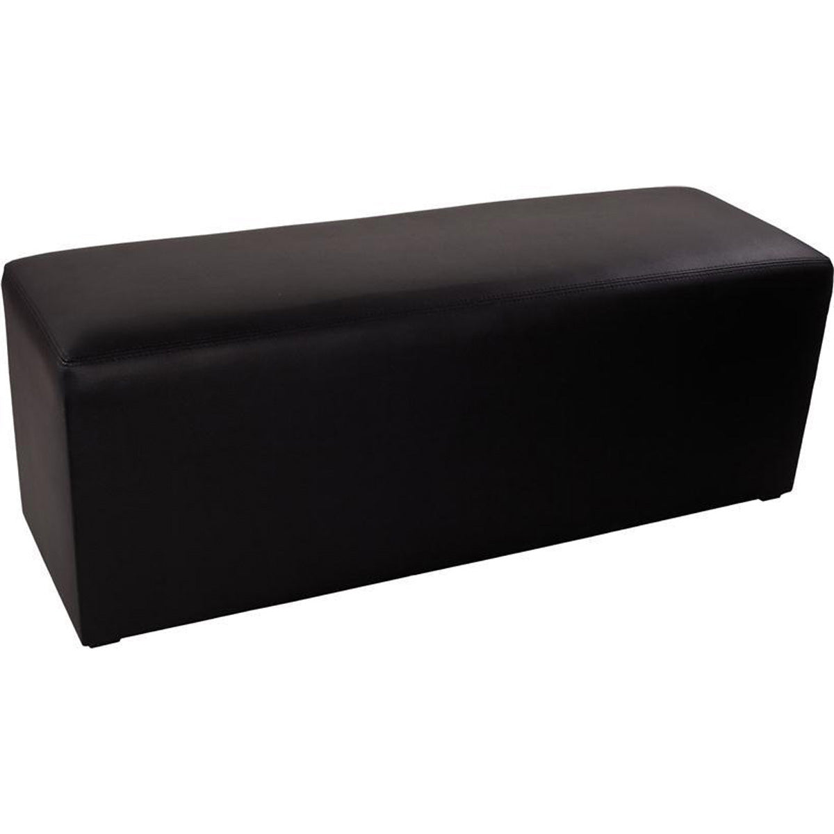 Produktbillede af PUF bænk sort 120x38x45cm på tilbud