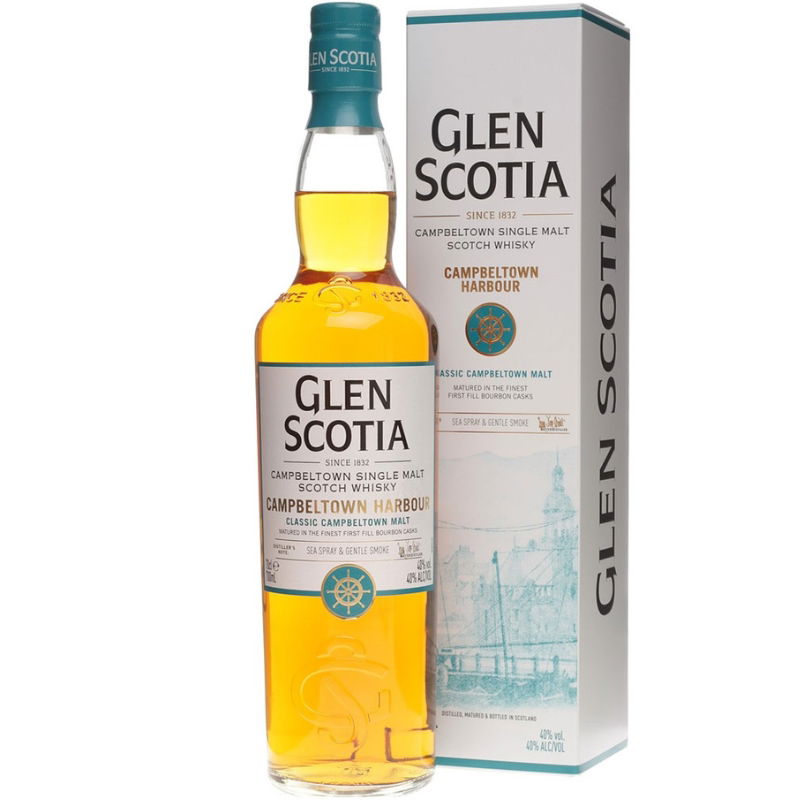 Produktbillede af Glen Scotia Harbour Classic Peated Whisky Fl 70 på tilbud – premium kvalitet og detaljer
