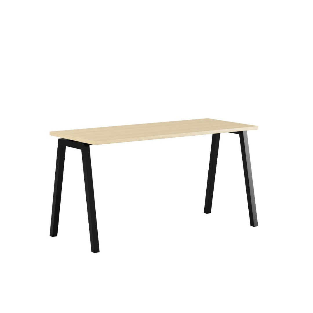 Produktbillede af Luna A Bord 140x60cm Birk-sort på tilbud