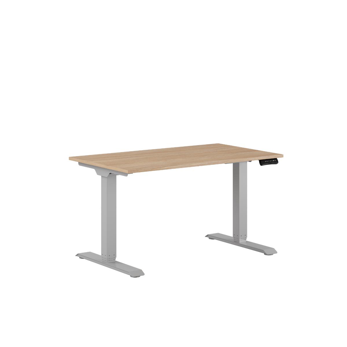 Produktbillede af Premium Hæve/Sænkebord m/2 motorer 120x70cm Urban-grå på tilbud