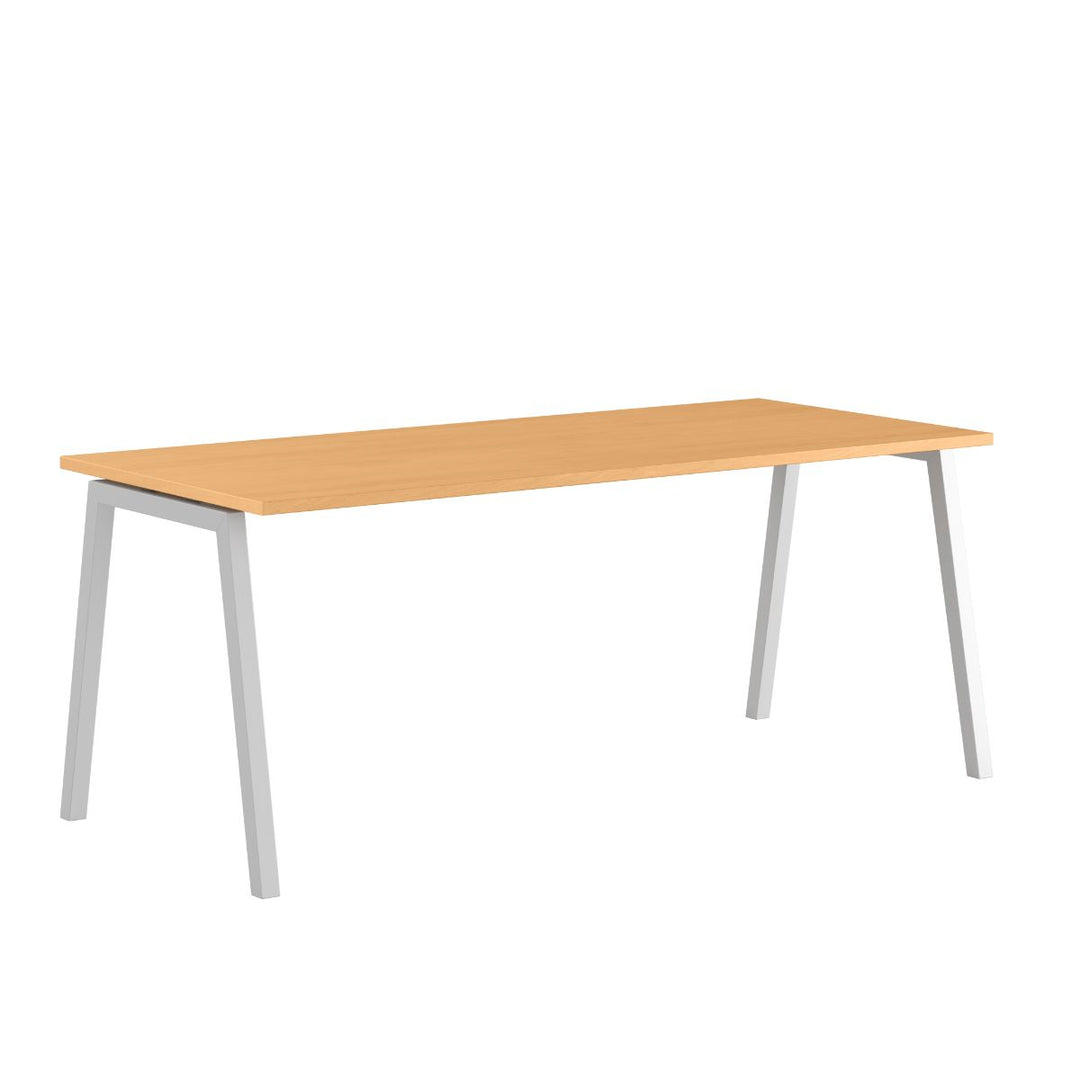 Produktbillede af Luna A Bord 180x80cm Bøg-hvid på tilbud