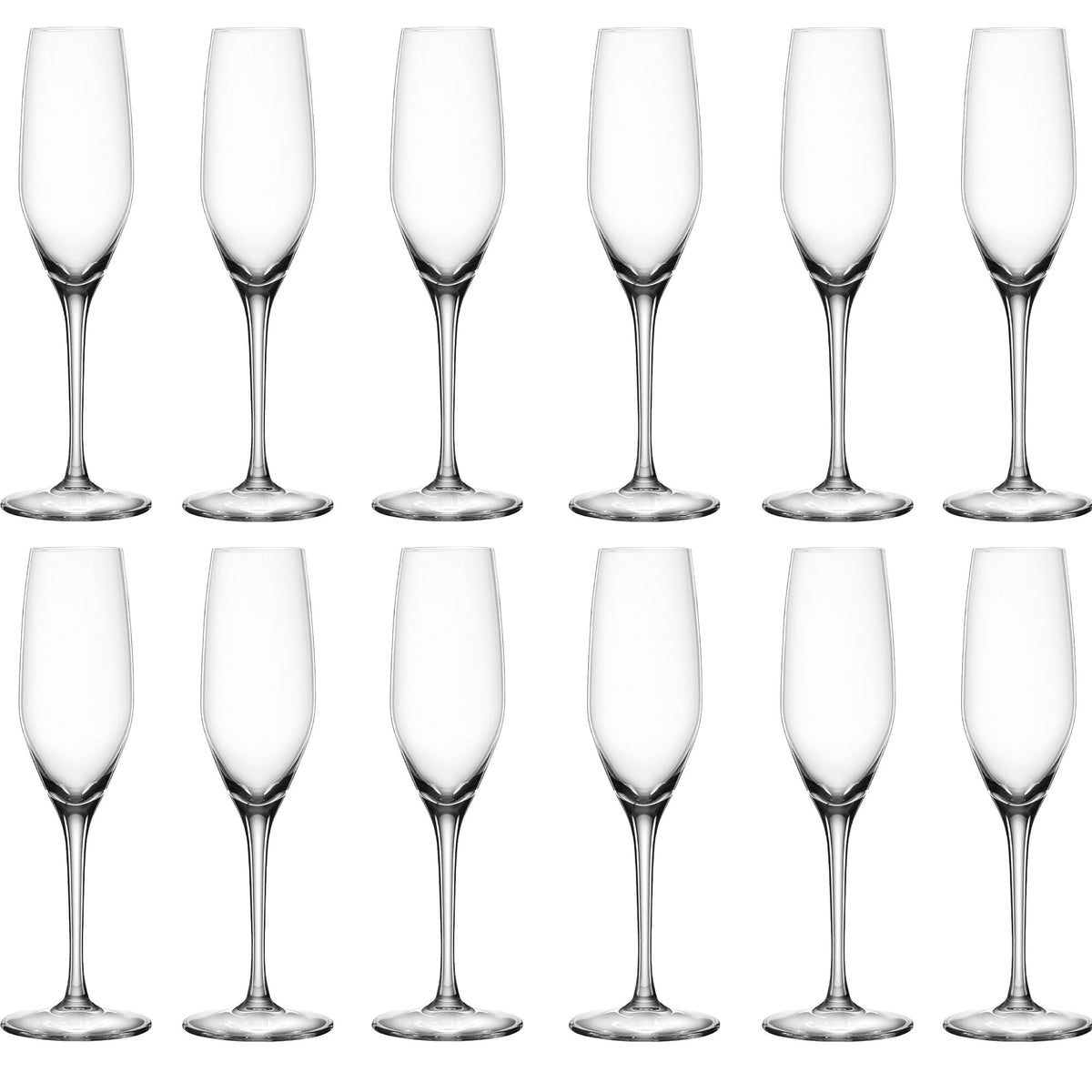 Spiegelau Authentis champagneglas i flute-form, 19 cl, 12 stk.