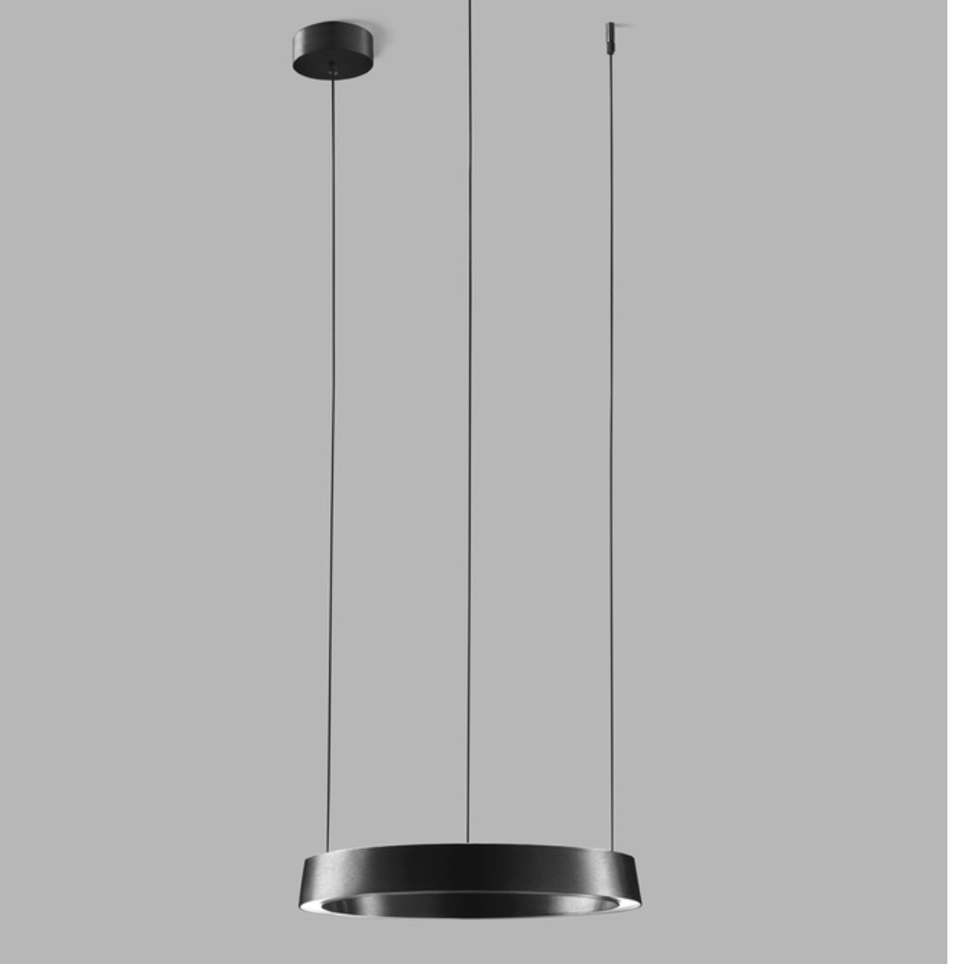 Produktbillede af Edge Round Ø400 Switch Tune Pendel Carbon Sort LIGHT-POINT i premium kvalitet