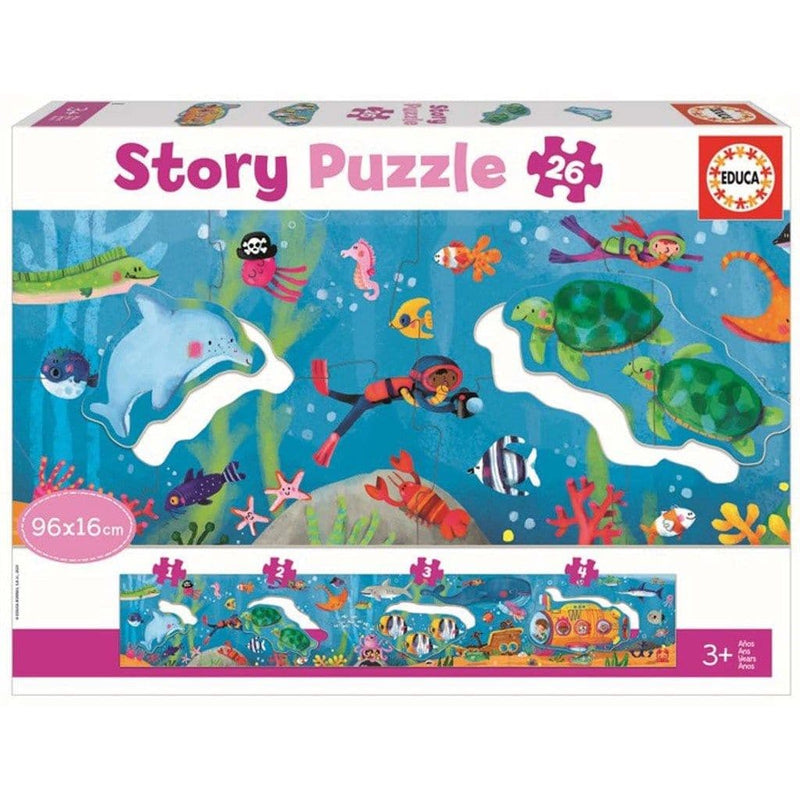 Educa Under vandet puslespil med 26 brikker ❤ Stort online udvalg i Educa Puzzle ❤ Billig fragt og hurtig levering 2 - 5 hverdage ❤ Varenummer: BGH-42159631073532 / Ean: &