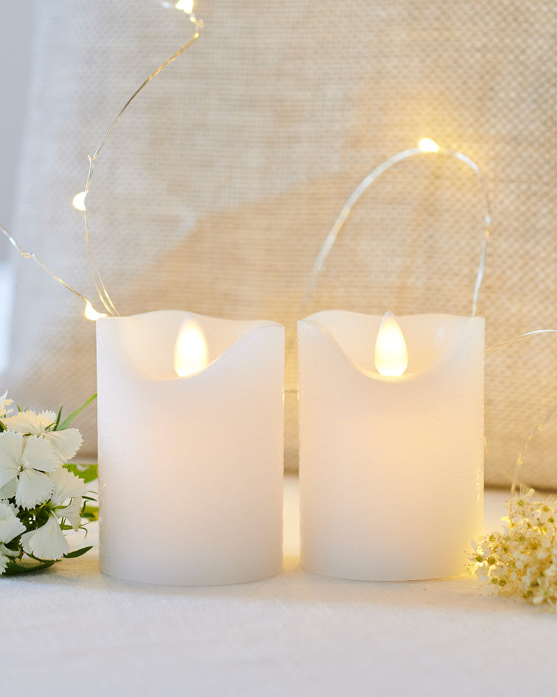 Produktbillede af Sirius Sara mini 2 stk Ø5x6,5 cm Hvid i premium kvalitet