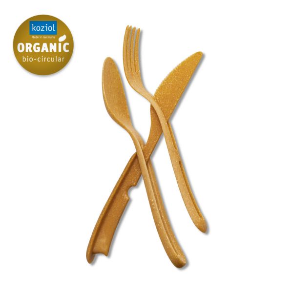 Produktbillede af Klikk Bestik Kniv Gaffel Og Spiseske Wood på tilbud i premium kvalitet