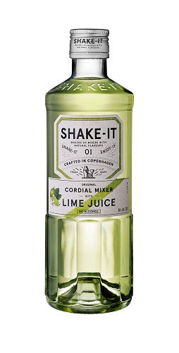 Produktbillede af Shake-it Lime Juice Cordial Mixer +Pant Fl 50 på tilbud i premium kvalitet