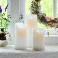 Sirius Sara Exclusive Bloklys Ø7,5x12,5 cm Hvid