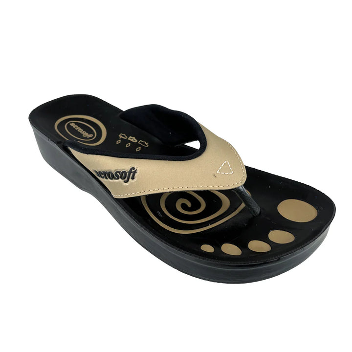 Sandaler Aerosoft Model 801 i mange farver 37 / Guld