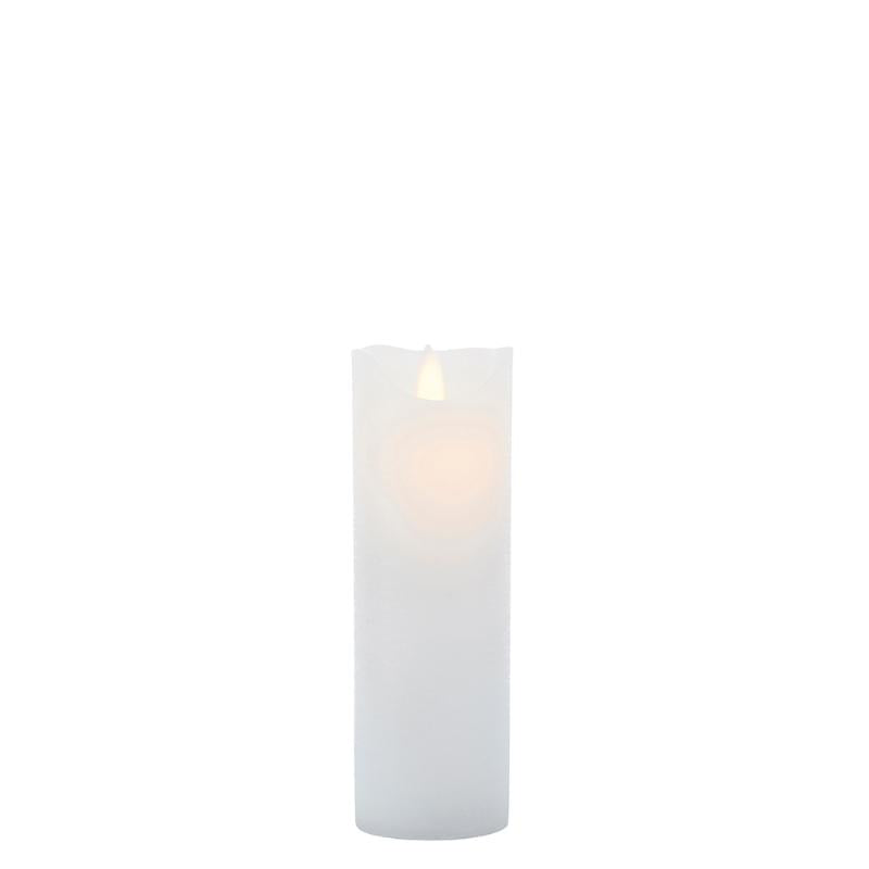 Produktbillede af Sirius Sara Genopladelig Bloklys 7,5xH20 cm Hvid i premium kvalitet