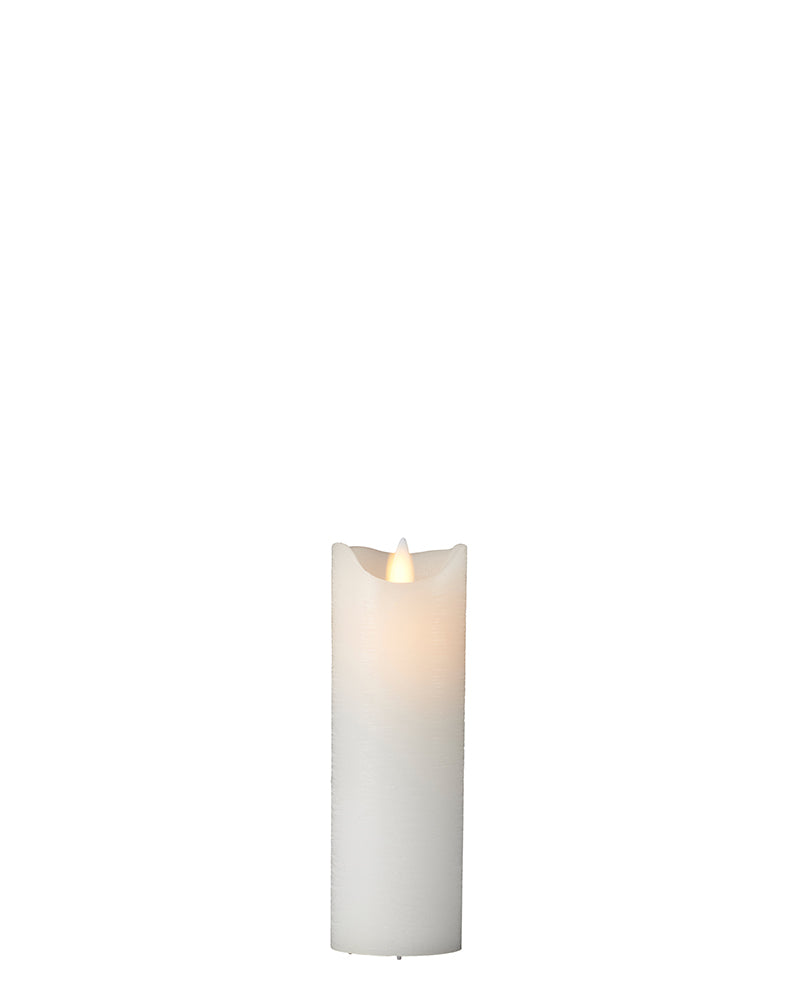 Produktbillede af Sirius Sara Genopladelig Bloklys Ø5xH15 cm Hvid i premium kvalitet