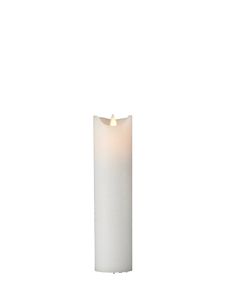 Produktbillede af Sirius Sara Genopladelig Bloklys Ø5xH20 cm Hvid i premium kvalitet