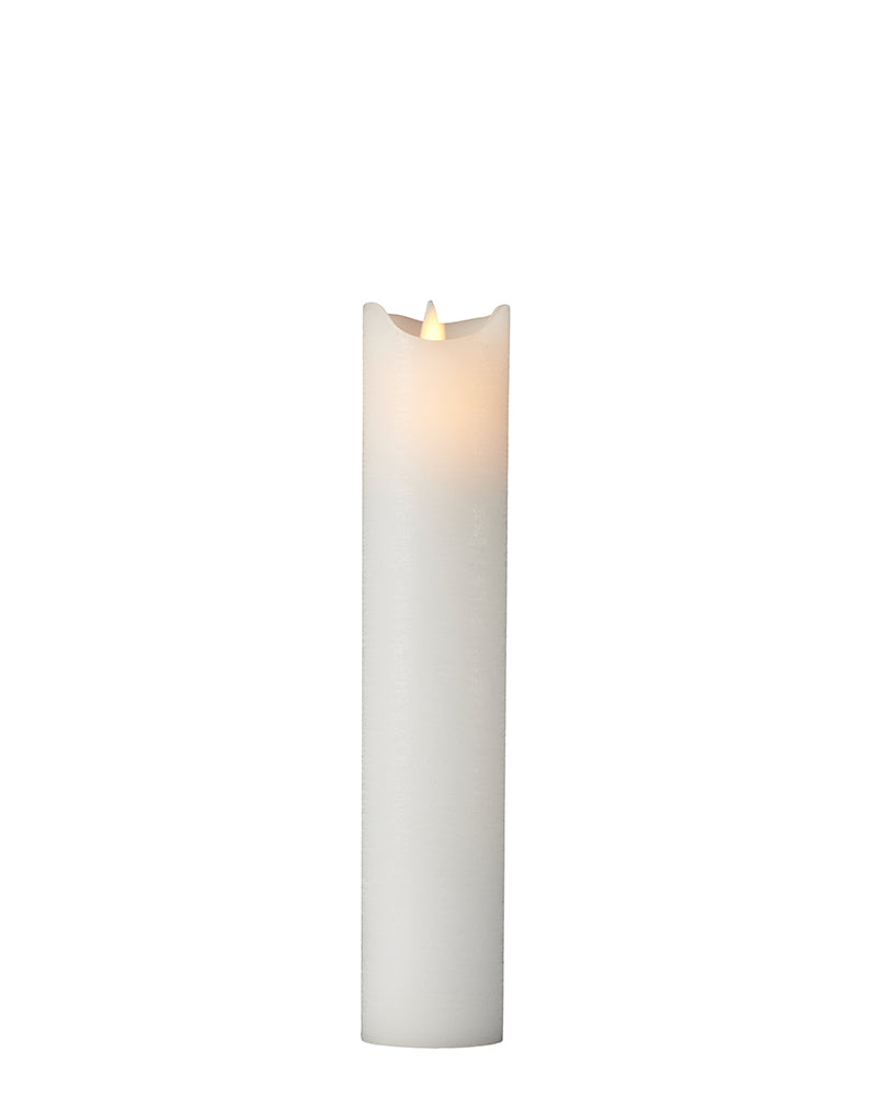 Produktbillede af Sirius Sara Genopladelig Bloklys Ø5xH25 cm Hvid i premium kvalitet