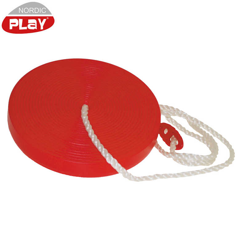 Nordic Play - Tallerkengynge rød med reb ❤ Stort online udvalg i Nordic Play ❤ Billig fragt og hurtig levering 2 - 5 hverdage ❤ Varenummer: BGH-36523124261015 / Ean: &