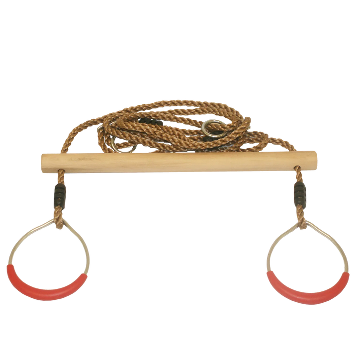 NORDIC PLAY Active trapez gynge i træ med ringe