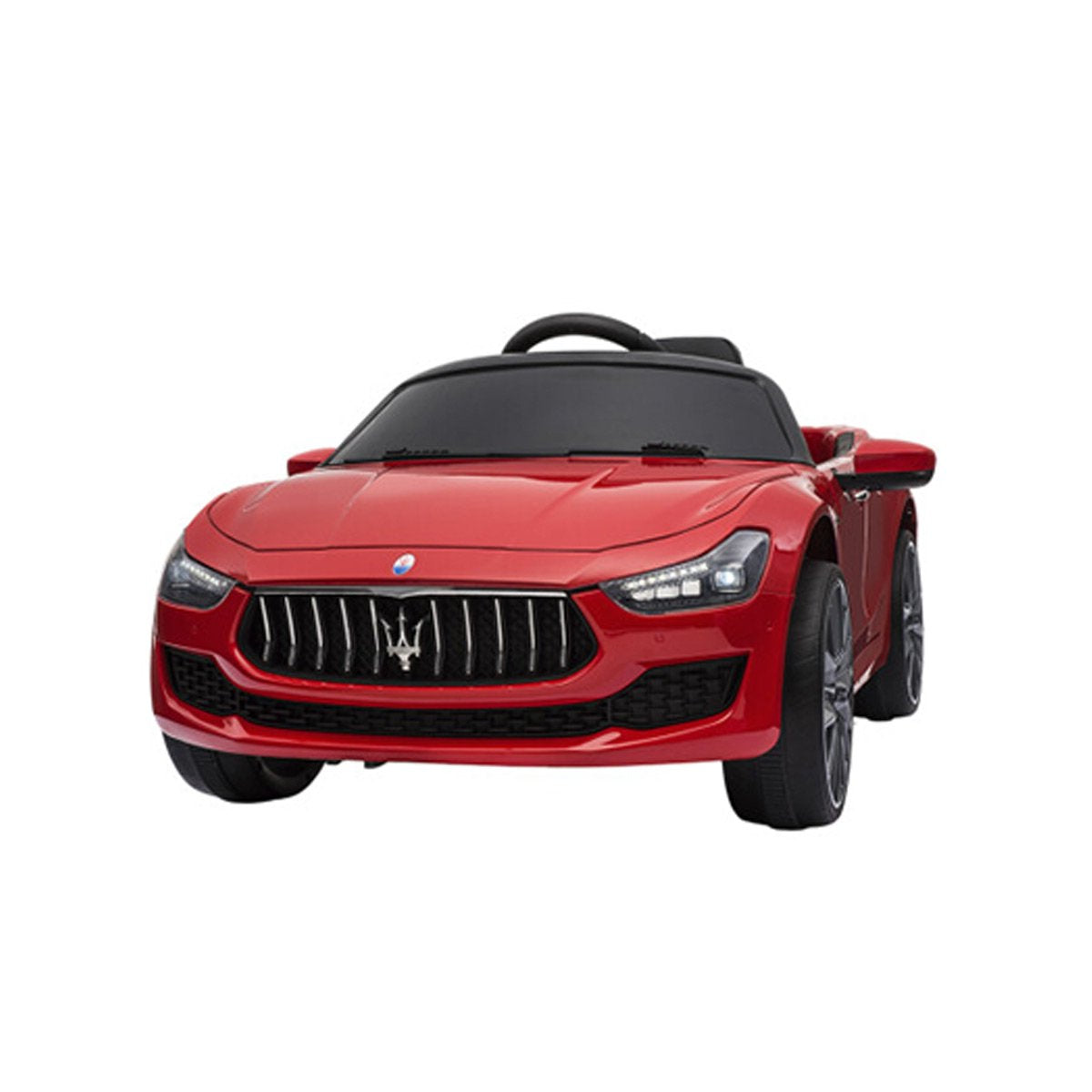 Produktbillede af NORDIC PLAY Speed elbil Maserati Ghibli 12V med EVA hjul og lædersæde rød på tilbud i høj kvalitet