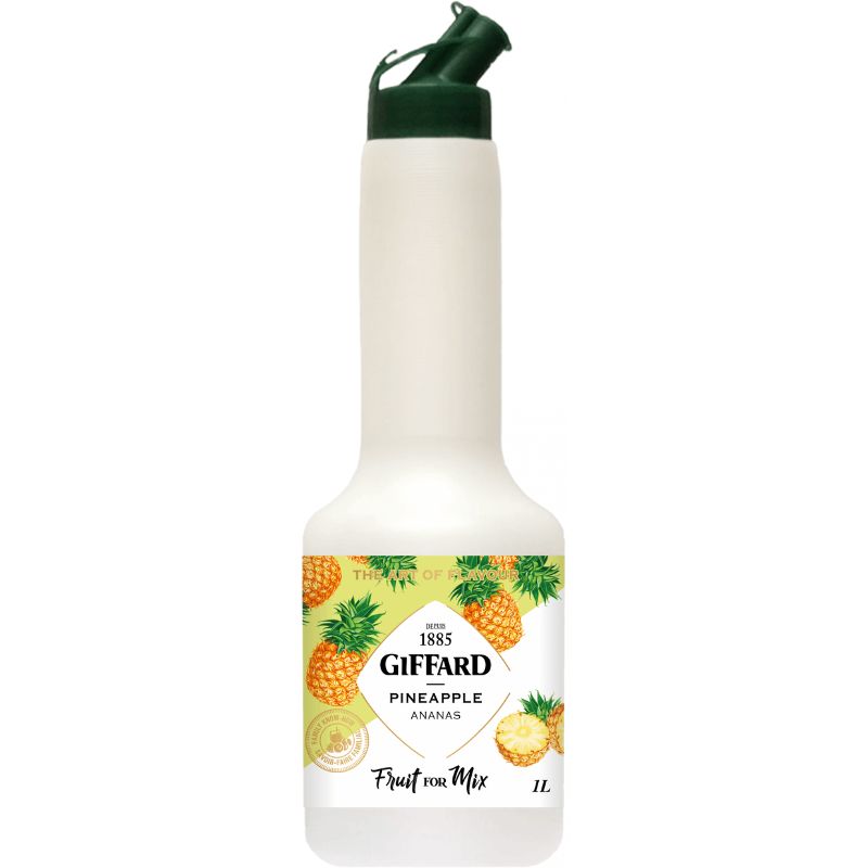 Produktbillede af Giffard Puré Mix Pineapple 1 Ltr på tilbud i premium kvalitet