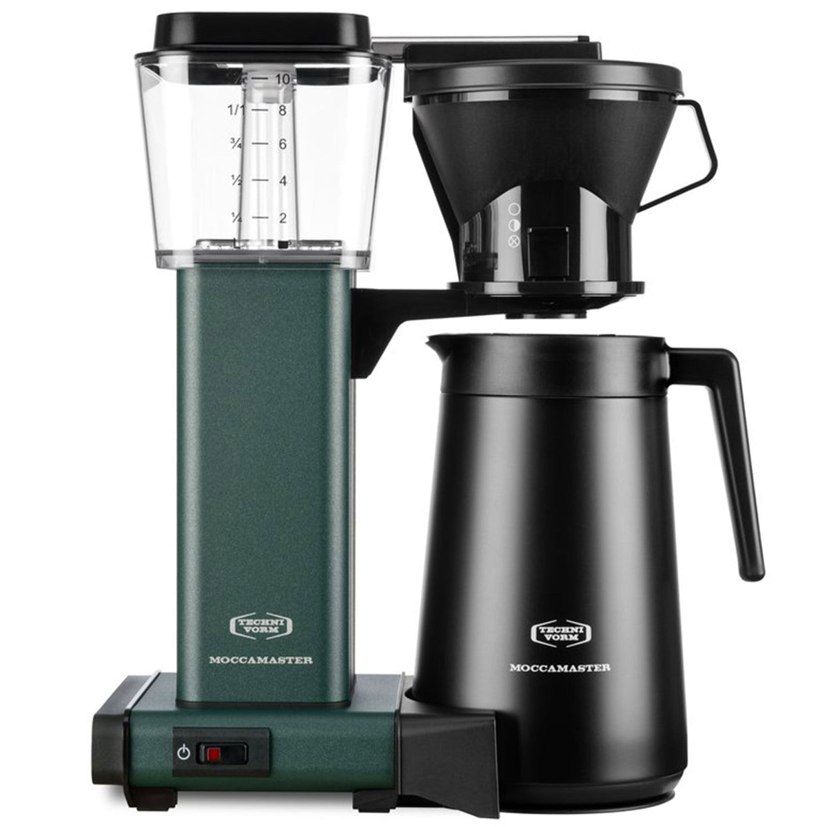 Moccamaster Manual Thermo kaffemaskine i farven forest green