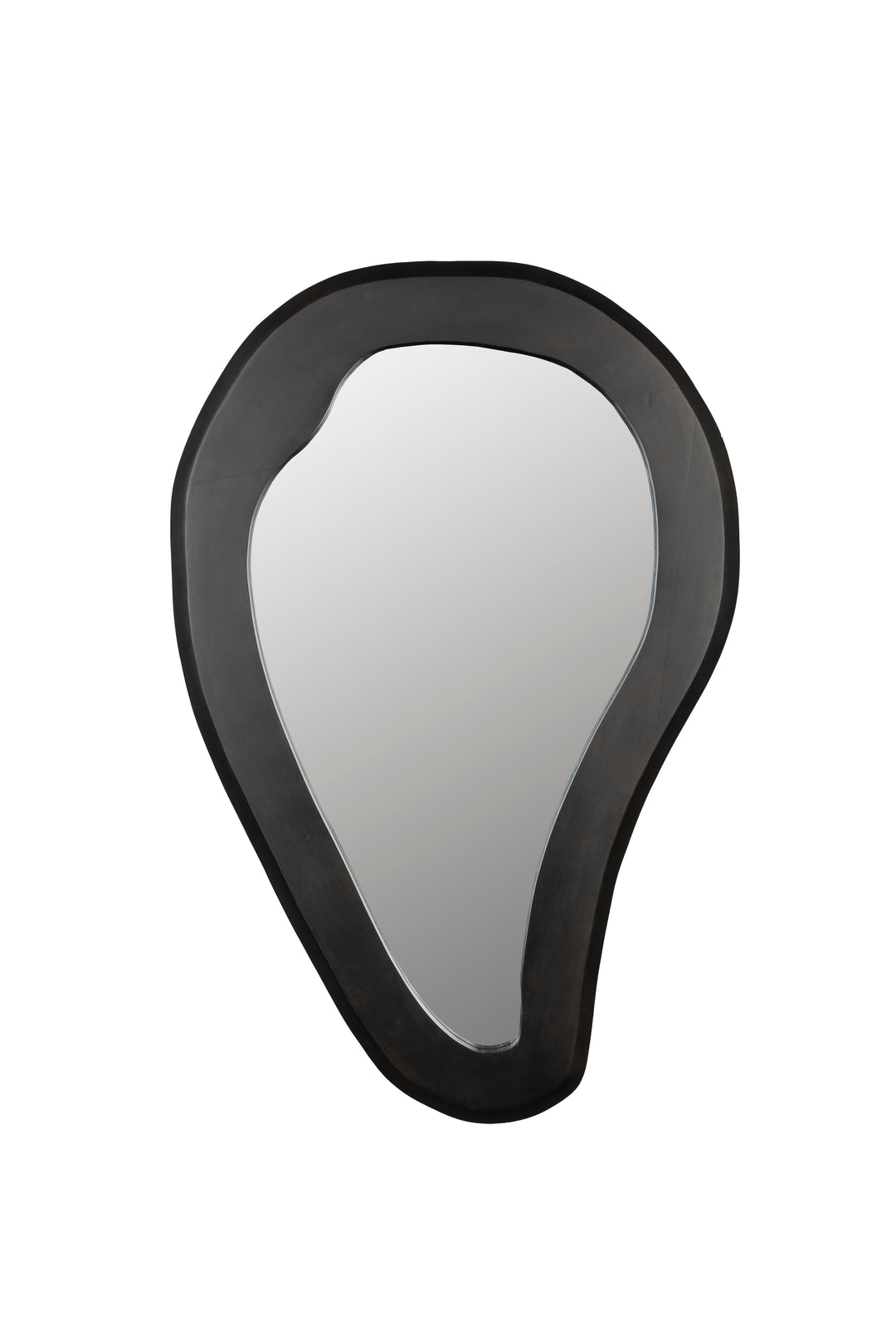 DUTCHBONE Aren vægspejl L organisk spejlglas og sort mangotræ 92x61