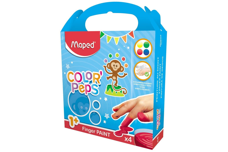 Maped - Fingermaling ColorPeps - 4 bøtter á 80 gr. ❤ Stort online udvalg i Maped ❤ Billig fragt og hurtig levering 2 - 5 hverdage ❤ Varenummer: BGH-42307561488636 / Ean: &