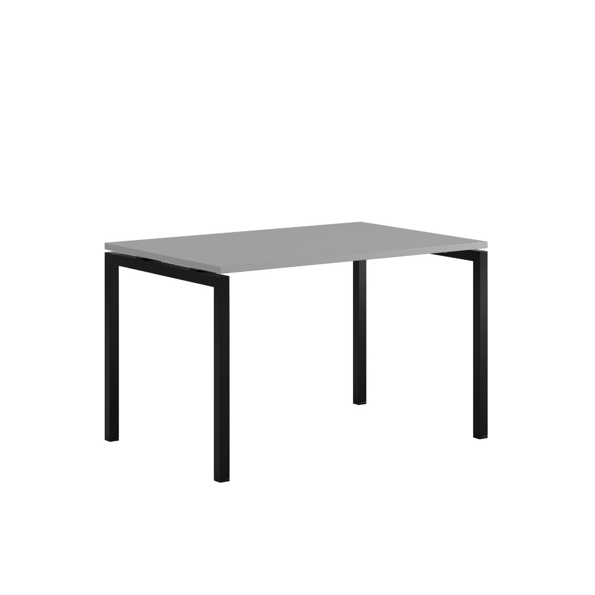 Produktbillede af Luna U Bord 120x80cm Grå-sort på tilbud
