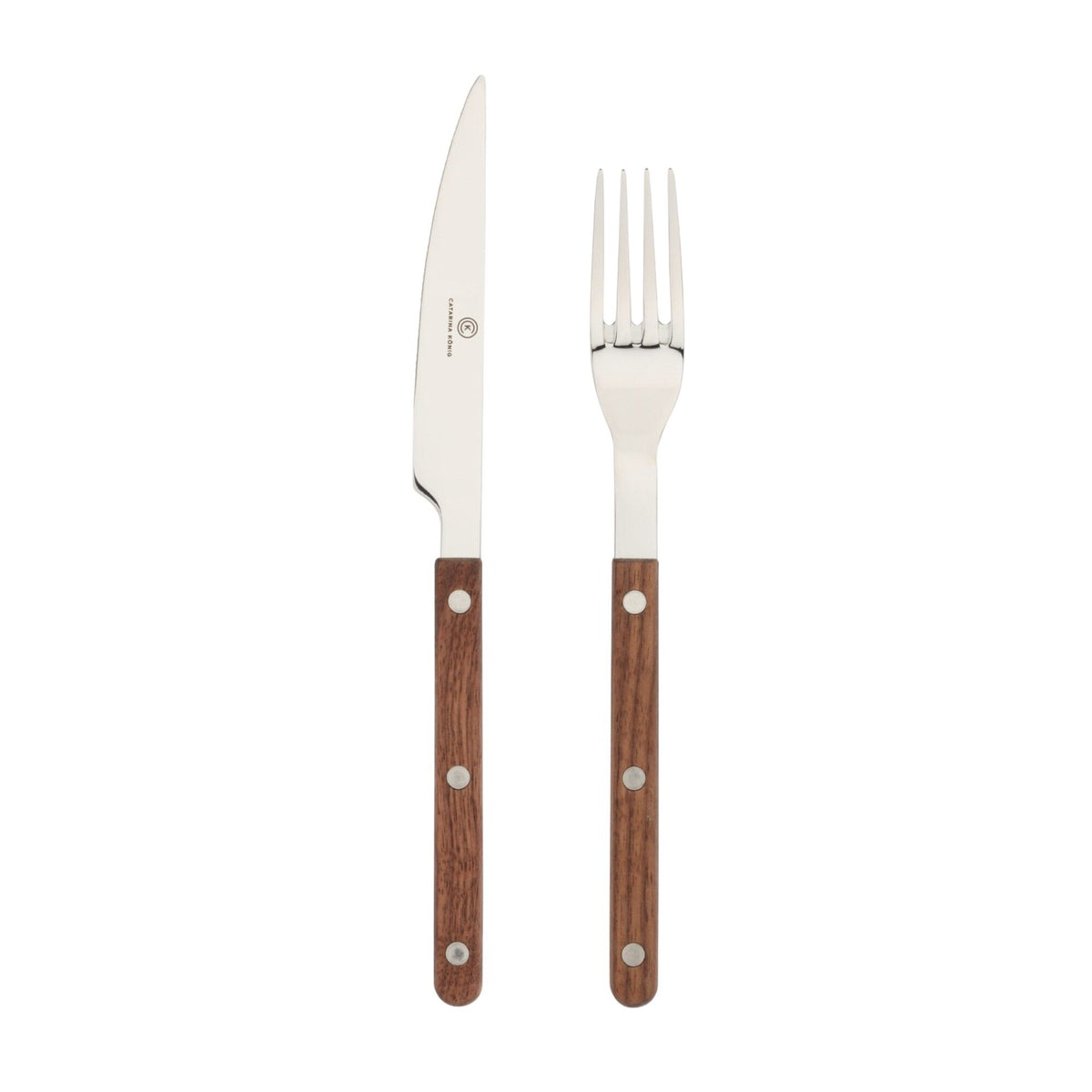 Catarina könig Wood Collection grillbestik, sæt med 12 dele